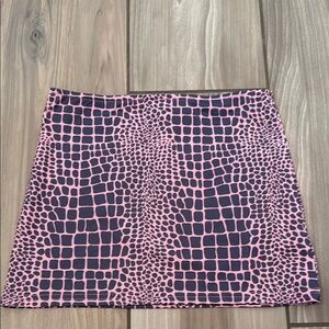 Pink and Purple Mini Pencil Skirt for Night Out